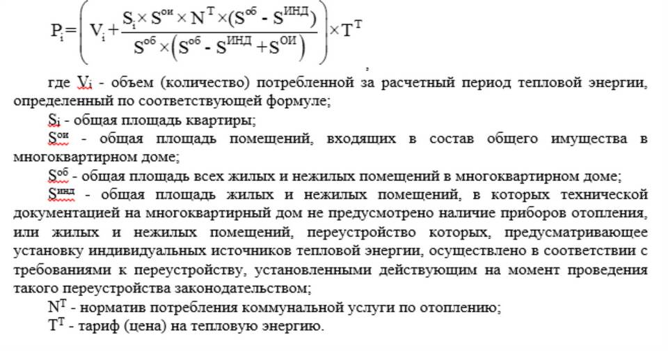 От чего зависит тариф на отопление