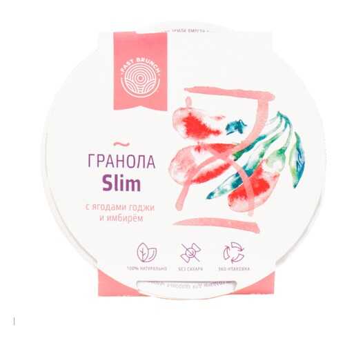 Гранола Fastbrunch Slim с ягодами годжи и имбирём 80г Россия в Магнолия