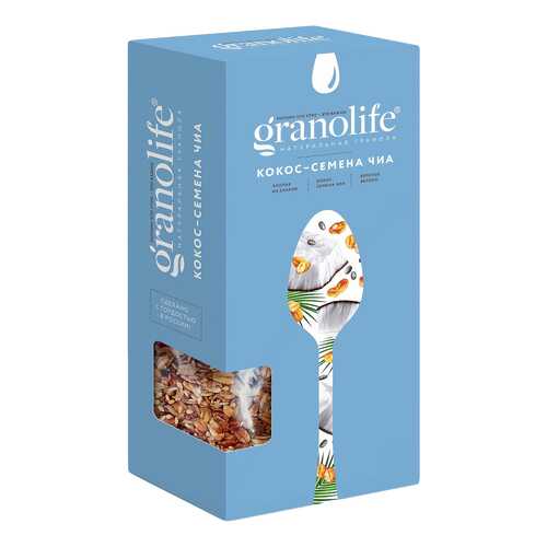 Гранола Granolife кокос-семена чиа 200 г в Магнолия