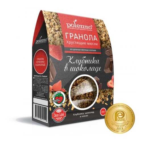 Гранола Polezzno клубника в шоколаде 250 г в Магнолия
