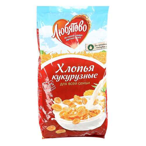 Хлопья Любятово кукурузные 300 г в Магнолия