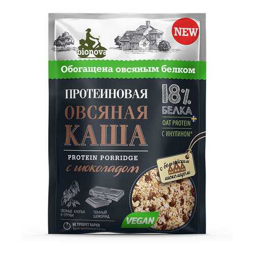 Каша Bionova овсяная протеиновая с шоколадом 40 г в Магнолия