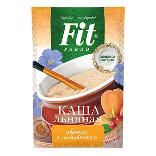 Каша льняная Fit Parad абрикос с шиповником в Магнолия