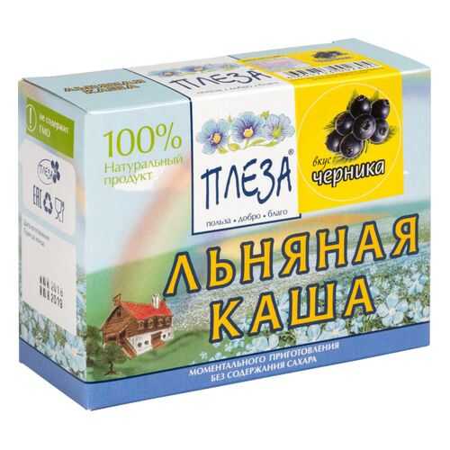 Каша льняная Плеза черника 200 г в Магнолия