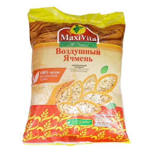 Воздушные зёрна ячменя MaxiVita 125г 4 штуки в упаковке в Магнолия