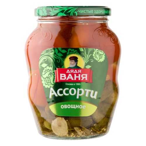 Ассорти маринованное Дядя Ваня овощное 680 г в Магнолия