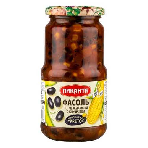 Фасоль Пиканта по-мексикански с кукурузой 530 г в Магнолия