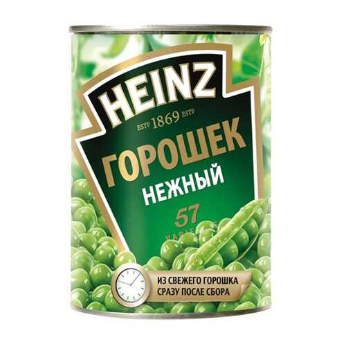 Горошек Heinz зеленый нежный 400 г в Магнолия