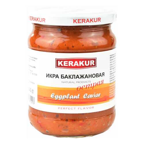 Икра Kerakur баклажанная острая 500 г в Магнолия