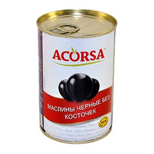 Маслины Acorsa крупные без косточки 425 г в Магнолия