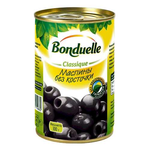 Маслины Bonduelle черные без косточки 300 г в Магнолия
