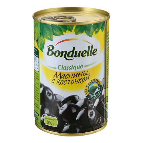 Маслины Bonduelle с косточкой 300 г в Магнолия