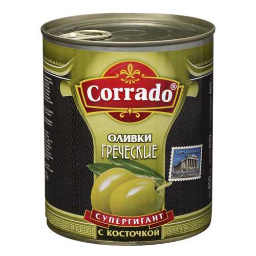 Оливки Corrado греческие супергигант с косточкой 850 мл в Магнолия