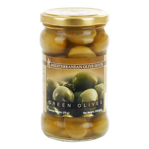 Оливки зеленые Mediterranean Olive House 300 г в Магнолия
