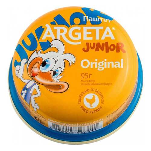 Паштет Argeta junior original куриный 95 г в Магнолия