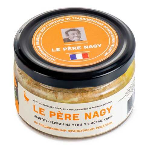 Паштет-террин Le Pere Nagy из утки с фисташками ООО Ле Пер Нажи 180г Россия в Магнолия