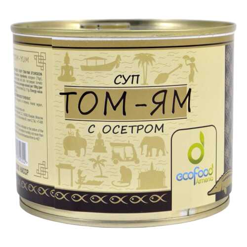 Суп Том Ям Ecofood с осетром 530 г в Магнолия