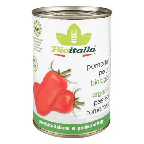 Томаты очищенные Bioitalia в томатном соке целые 400 г в Магнолия