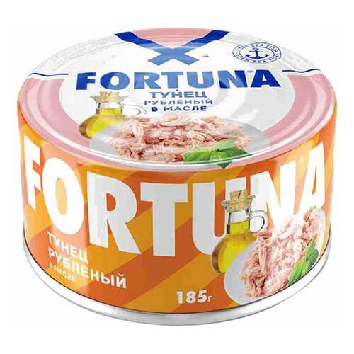 Тунец Fortuna рубленый в масле 185 г в Магнолия
