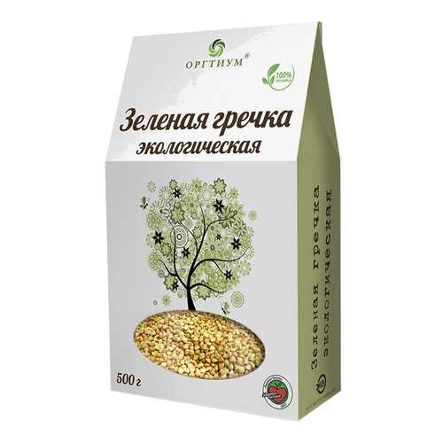 Гречка Оргтиум зеленая экологическая 500 г в Магнолия