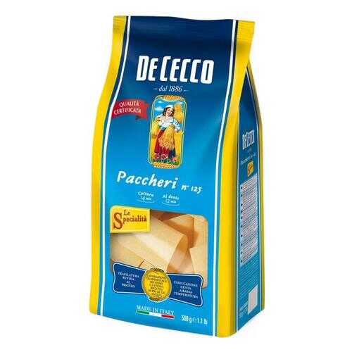 Макароны De Cecco paccheri №125 из твердых сортов пшеницы 500 г в Магнолия