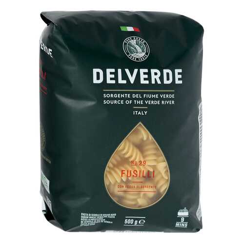 Макароны Delverde № 29 Fusilli из твердых сортов пшеницы без содержания яиц 500г в Магнолия