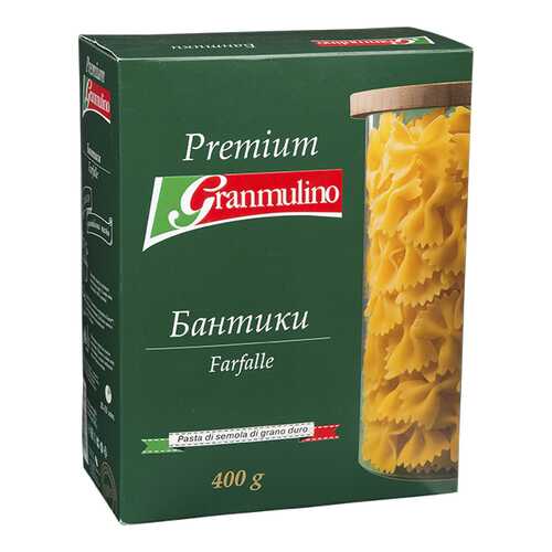 Макароны Granmulino бантики премиум 400 г в Магнолия