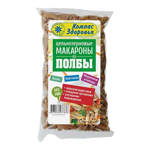 Макароны Компас Здоровья из полбы 350 г в Магнолия