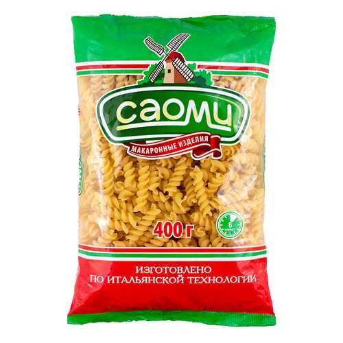 Макароны Саоми спирали фигурные 400 г в Магнолия
