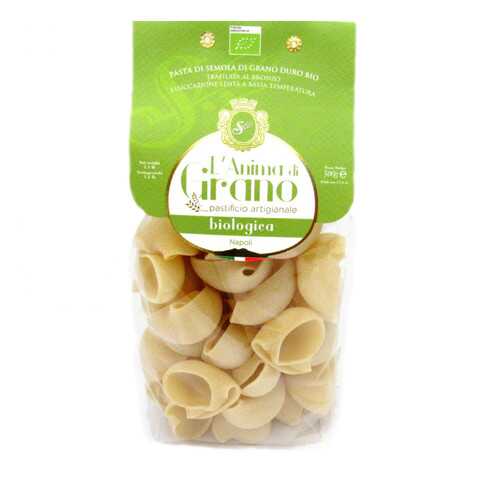 Паста из твердых сортов пшеницы Lumaconi bio L`oro di Gragnano 500 г в Магнолия