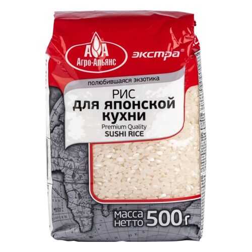 Рис Агро-Альянс для японской кухни 500 г в Магнолия