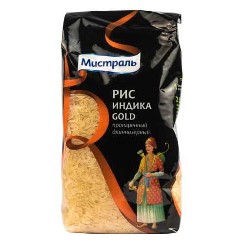 Рис Мистраль длиннозерный индика gold пропаренный 1 кг в Магнолия