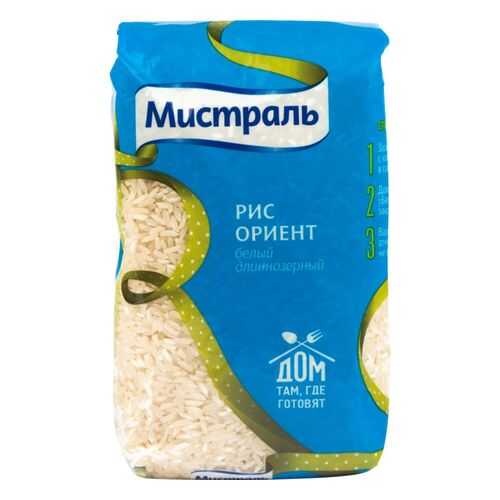Рис Мистраль ориент белый длиннозерный 900 г в Магнолия