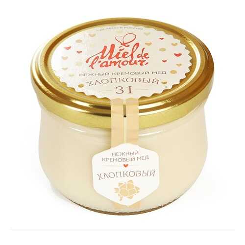 Крем-мед хлопковый, Miel de lamour, 250 г, Россия в Магнолия