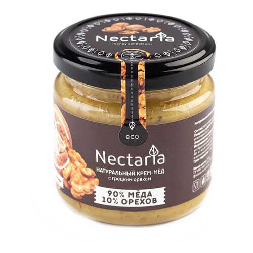 Крем-мёд с грецким орехом Nectaria 230 г в Магнолия