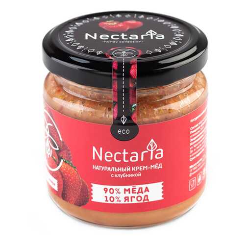 Крем-мёд с клубникой Nectaria 230 г в Магнолия