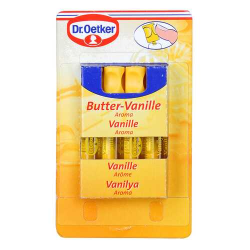 Ароматизатор Dr.Oetker пищевой сливочная ваниль 2 мл 4 штуки в Магнолия