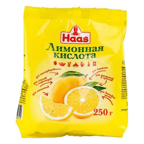 Лимонная кислота Haas 250 г в Магнолия