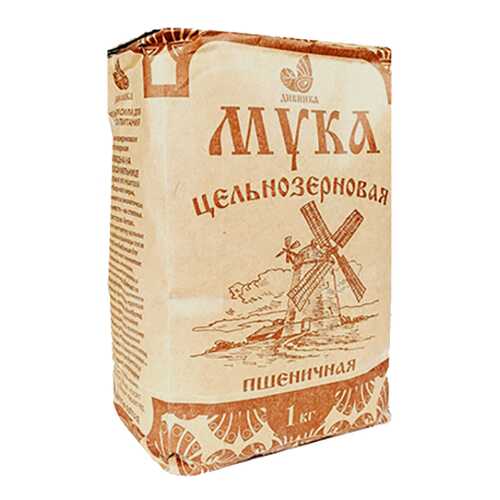 Мука Дивинка пшеничная обойная цельнозерновая 1 кг в Магнолия
