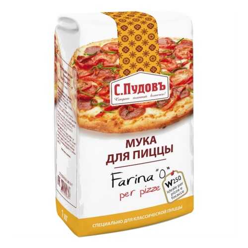 Мука для пиццы С.Пудовъ 1 кг в Магнолия