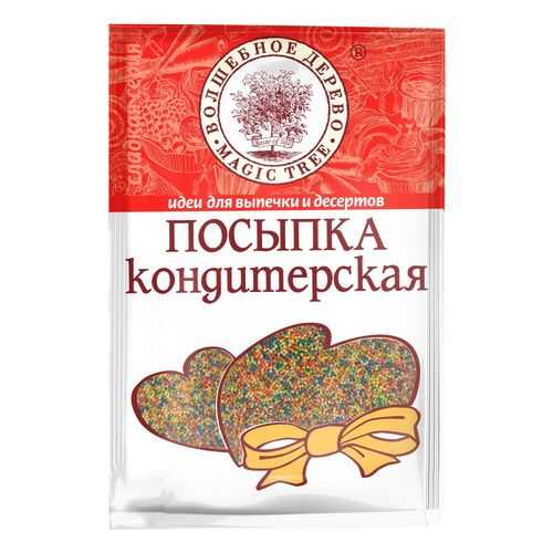 Посыпка кондитерская Волшебное дерево бисер разноцветный мини 40 г в Магнолия