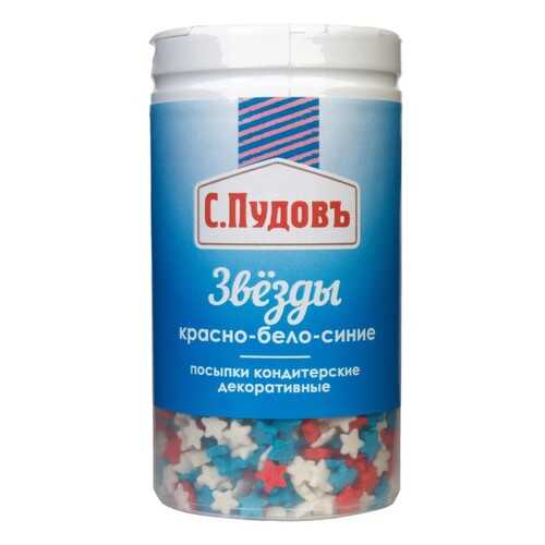 Посыпка звезды красно-бело-синие С.Пудовъ 45 г в Магнолия