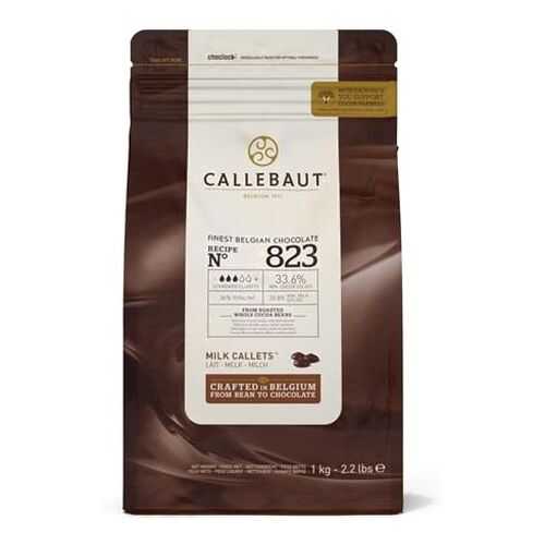 Шоколад молочный Callebaut 33.6% какао (823-RT-U68) 1 кг в Магнолия