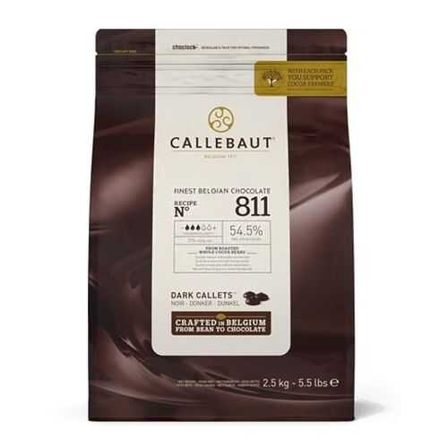 Шоколад темный Callebaut 54.5% какао (811-RT-U71) 2.5 кг в Магнолия