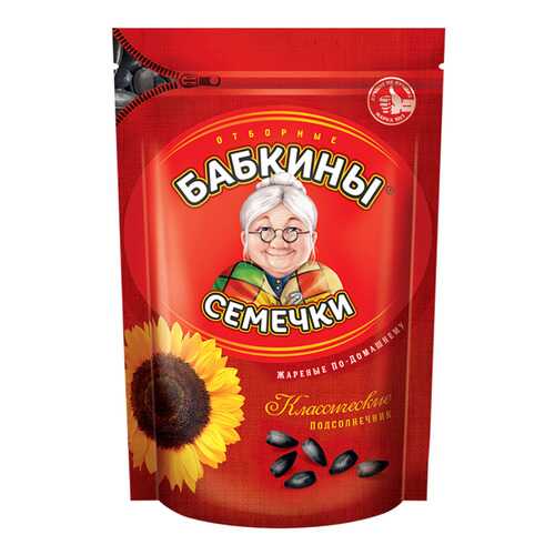 Семечки Бабкины жареные 300 г в Магнолия