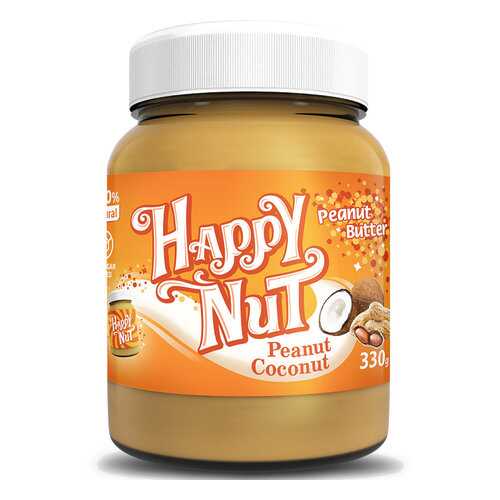 Арахисовая паста HAPPY NUT с кокосом 330 г в Магнолия