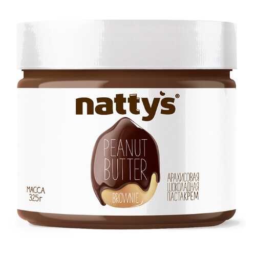 Арахисовая паста Nattys Brownie с тертым какао 325 г в Магнолия