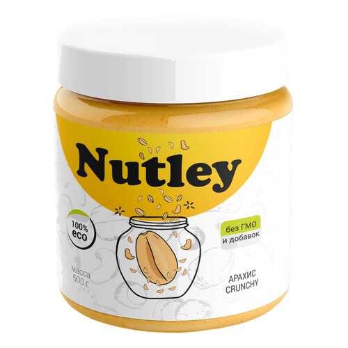 Арахисовая паста Nutley Crunchy 500 г в Магнолия
