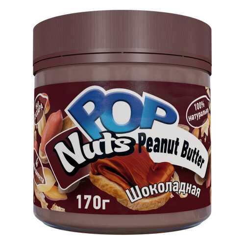 Арахисовая паста POP Nuts Peanut Butter Шоколадная, 170г в Магнолия