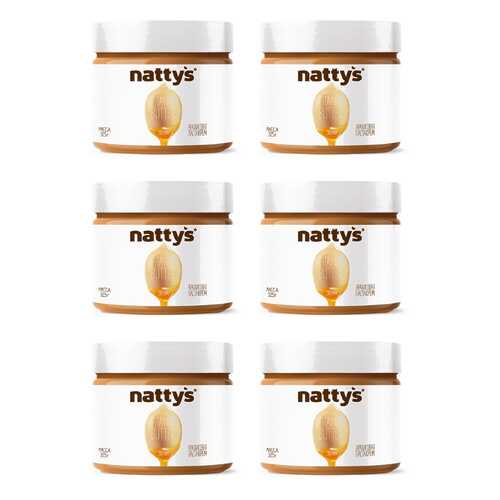 Набор арахисовых паст Nattys Creamy natbox 6 штук 325 г в Магнолия